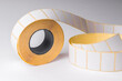 © Igor Nikushin - Blank sticky label  roll for thermal transfer printing