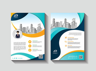 Vector Brochure modern design Layout template info graphic