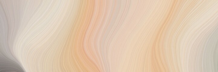 Poster - soft abstract artistic waves graphic with modern curvy waves background design with pastel gray, gray gray and dark gray color