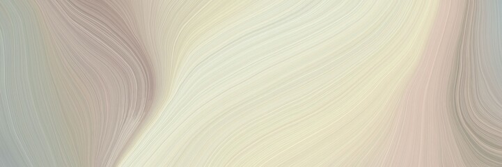 Poster - soft background graphic with modern soft curvy waves background design with pastel gray, dark gray and rosy brown color