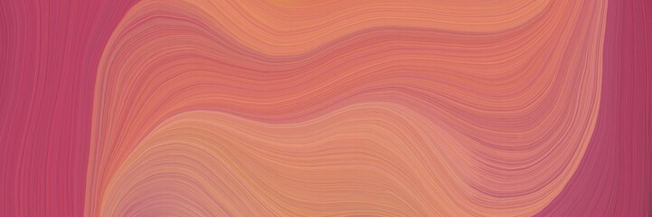 Aufkleber - soft artistic art design graphic with contemporary waves design with indian red, moderate pink and moderate red color