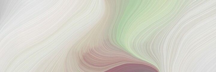 Leinwandbilder - soft artistic art design graphic with modern soft curvy waves background illustration with light gray, rosy brown and dark gray color