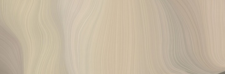 Poster - soft artistic art design graphic with abstract waves design with tan, rosy brown and old lavender color