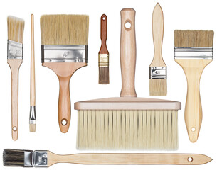 Wall Mural - Paint brushes isolated