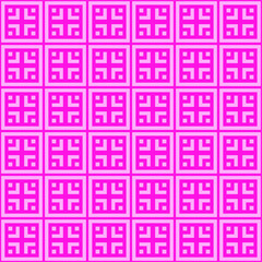 Fototapete - seamless geometric pattern with geometric  shapes,Fabric pattern,Tile pattern,Carpet pattern,Wallpaper pattern,Pottery pattern,Graphic resources,mesh