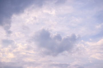 blue sky with clouds