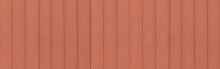 Panorama Of Rusty Iron Fence Texture And Seamless Background