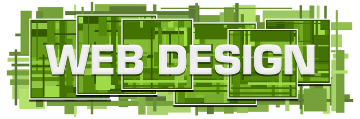 Web Design Green Squares Lines Textures Blocks Horizontal 