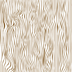 Seamless wooden pattern. Wood grain texture. Dense lines. Vector illustration