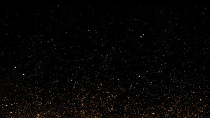 4k gold glitter background with sparkle shine light.