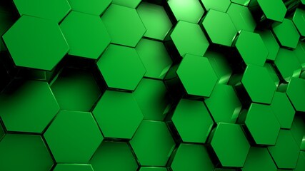 Poster - Abstract geometric hexagonal background. Grunge surface, 3d rendering Embossed Hexagon , honeycomb white Background ,light and shadow