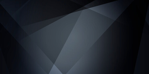 Dark abstract polygonal background.