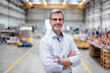 © Westend61 - Portrait of a smiling mature businessman in a factory