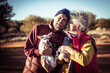 © Pippa Samaya/Austockphoto - Happy elderly couple in the Northern Territory