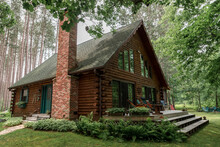 Log Cabin In The Forest