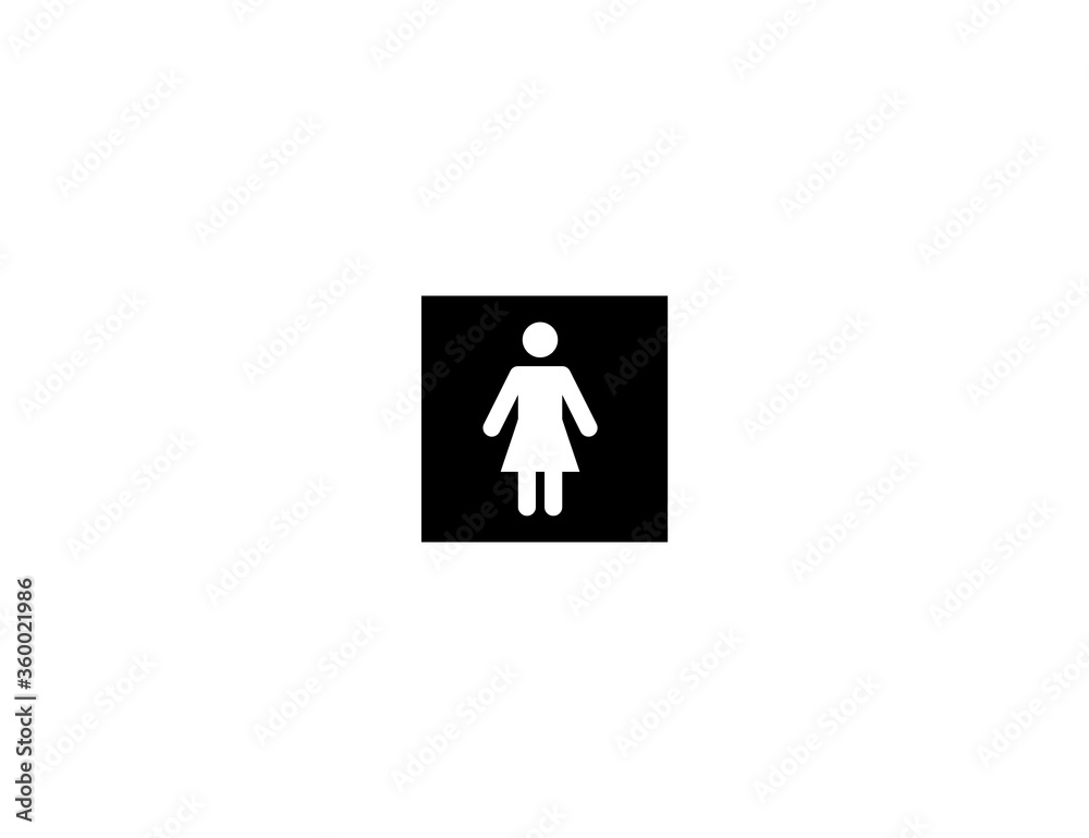 Women Vector Flat Icon Female Women s Room Isolated Womens Toilet women-vector-flat-icon-female-women-s-room-isolated-womens-toilet