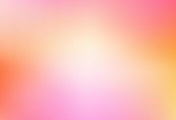 Poster - Light Pink, Yellow vector glossy abstract background. Creative illustration in halftone style with gradient. New way of your design.