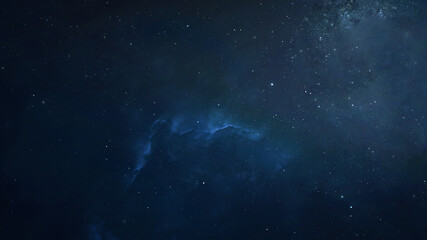 Aufkleber - Night sky full of stars texture. Wallpaper of Milky way and galaxies. Nebula view.