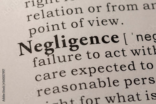 Fotomural definition of negligence