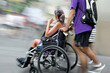 © bluraz - disabled on a city street