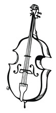 Vector Image Of A Cello