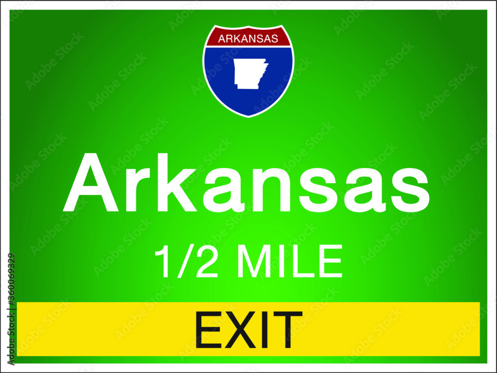 Roadway sign Welcome to Signage on the highway in american style ...