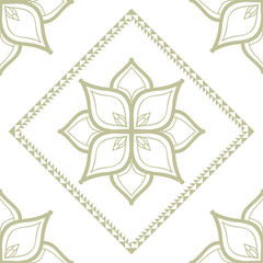 Poster - Colorful abstract graphic background. Tribal ethnic ornament. Scarf design. Frame.vector design