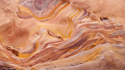 Stones and textures of the Colored Canyon, Egypt