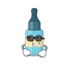 Sticker - Fabulous hair oil cartoon character wearing classy black glasses