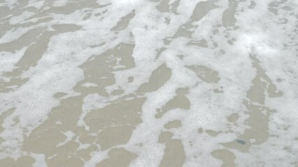 Poster - foggy beach and wave