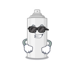 Sticker - Fabulous hair spray cartoon character wearing classy black glasses