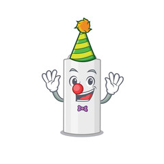 Canvas Print - Friendly clown hair spray mascot design concept