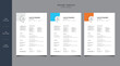 © oxurra - minimal resume or cv design template