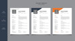 © oxurra - Minimal resume or cv design template
