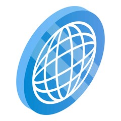 Poster - Global translator icon. Isometric of global translator vector icon for web design isolated on white background