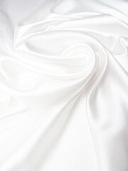 beautiful smooth elegant wavy white satin silk luxury cloth fabric texture, abstract background desi