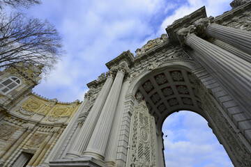 Dolmabahce Palace in Istanbul, Turkey. 
