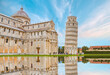 © muratart - Water Effect - Pisa, Piazza dei miracoli, with the Basilica and the leaning tower - Italy