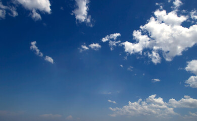 blue sky and clouds sky