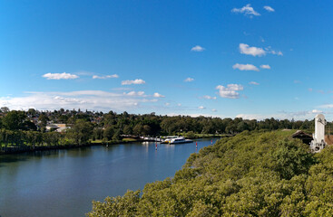 Naklejka na meble Beautiful view of a river, Parramatta river, Rydalmere, New South Wales, Australia