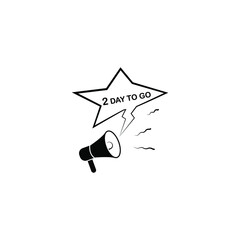 Megaphone icon template