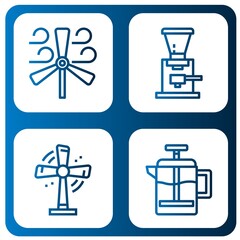 Sticker - Set of mill icons