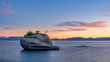 Lake Tahoe's Bonsai Rock at Sunset