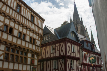 Typical house in the historic center of Vannes