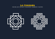 Inca Cross Chakana, Inti Raymi Ecuador, Peru Emblematic Symbol Of An Ancestral And Cultural Celebration Of The Andean Peoples For The Winter Solstice. Ethnic Folk Image. Tribe Motif. Tribal. Pachamama