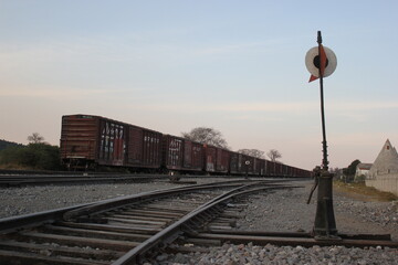 railway in the distance