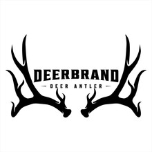 Vintage Deer Brand Logo  Icon And Template