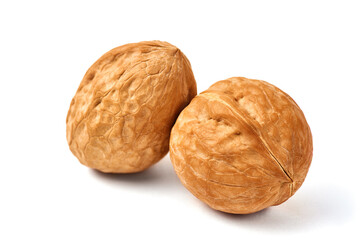 Walnut on a white background.