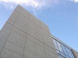 Fototapeta  - Modern building design facade metallic shiny background element