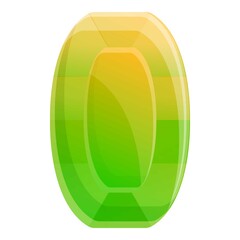 Poster - Carat gem icon. Cartoon of carat gem vector icon for web design isolated on white background